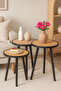 Side coffee table set
