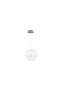مصباح LED حديث 60 واط مع قاعدة إضاءة 6496-1، 3 أوضاع إضاءة، طول قابل للتعديل 180 سم - 2