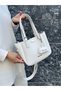 Justpolo Women's 3 Compartments Soft Leather Hand and Shoulder Bag Tyçk7011 - 4