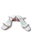 Pink Thick Heeled Women's Sandals - 7