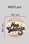 1Modern Digital Printing Wooden Brown a Cup of Coffee Door Ornament - 3