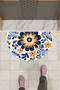 1Modern Digital Doormat Colorful Mandala Pattern Doormat - Front Door Mat