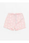  Crew Neck Printed Short Sleeve Women's Pajamas Set with Shorts - 8