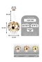 ثريا كريستال أنيقة LED 6202-400 - قوة 60 واط، 3 أوضاع إضاءة، كابل قابل للتعديل بطول 90 سم - 3