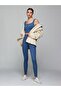Basic Slim Blue Leggings - 6