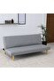 Eudora 3 Seater Fabric Sofa Bed L170xW90xH75cm - 4