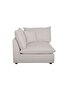 Napoleon 1 Seater Fabric Modular Sofa with Left Arm – Beige L120xW108xH91cm
