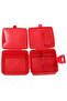 Lunch Box 4 Compartments Spiderman Red Color Male Figure 1 Piece Food Storage Container Nutrition - 3