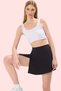 Women's Fashion Wide Leg Knitted Sports Shorts Skirt Plain Pattern Summer Shorts Casual Combinations