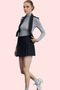 Women's Fashion Mini Woven Shorts Skirt Model High Waist Narrow Leg Casual Weekend Summer Shorts - 3