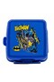 Lunch Box 4 Compartments Batman Blue Color 1 Piece Food Storage Container with Male Figure Lunch Box