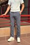 Men'S, Standard-Fit, Cotton, Stretch, Woven Fabric, Chino Pants 25Inp121 - 4