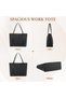 Laptop Tote Bag for Women, Large 15.6inch Computer Teacher Bag Purse Briefcase for Travel, Wo - 3