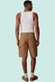Men's Fashion Denim Shorts Wide Leg Zipper Short Length Cotton Daily Use Summer Shorts - 4