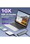 USB C Hub 7 in 1, USB Hub, 4K HDMI Adapter, 100W PD Charging, SD 3.0 Card Reader, TF 3.0 Card Reader - 7