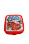 Lunch Box 4 Compartments Mustang Red Color 1 Piece Food Storage Container with Male Figure Lunch Bag