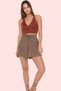 Women's Fashion Short Shorts Relaxed Fit Wrinkle Textured Knitted Daily Use Summer Shorts