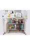 Pool Space Under Sink Plastic Storage Organizer Adjustable Kitchen Rack Holder, White, Tabletop, Cou - 5