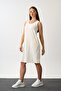 Thick Strap Pocket Midi Dress - 5