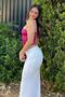 Ecru Maxi Basic Skirt Mg1890 - 6
