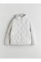 Hooded Quilted Oversize Women's down Jacket (W5) - 2