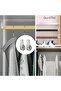 Closet Rod End Flange Bracket Supports Furniture Hardware Accessories Wardrobe Tube Support - 6