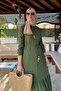 Süreyya Shirt Dress Khaki - 2