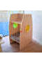 Wooden Study Unit | Seat With Book Storage | Combo - 8