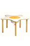 Star Shaped Table With Storage