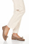 Unal Ozer Women's Mink Suede Genuine Leather Bow Ballerina Ballet Un001-063
