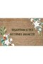 1Non-Slip Base Digital Print - Green Stress Is Forbidden - Decorative Doormat - 2
