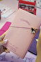 Kuromi Vegan Leather Daily 13X18 cm Lined Notebook with Elastic – Charm Ornament Detail