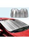 Metallized Car Front Windshield Sunshade Torpedo Protector Auto Sunshade Panel Windscreen Tarpaulin 130 X 60cm - 2