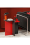 Coffee side table, 2 tiers, red/black - 4