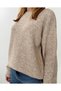 Crew Neck Oversize Elite Setona Knitwear Sweater Beige - 4
