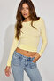 Crew Neck Basic Long Sleeve Bodysuit