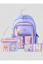 Muggle 2214 Imported Product Top Quality Unisex Children's Triple Set Primary School Backpack - 4