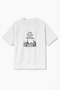Oversize White Unisex Let Us Die Young Printed T-Shirt T-Shirt