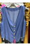 Park Moda Denim Look Italian Vest