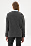 Women's Anthracite Melange Crew Neck Sweater 50307879-Vr081 - 5