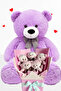 Plush Toy 90 cm Pink Teddy Bear Bouquet with Bear – Birthday and Valentine's Day Gift