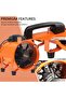 8" Portable Industrial Ventilator Fan – 200mm Axial Flow Exhaust Fan | 150-200W Motor | 2900 - 5
