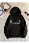 Good Memory Ribbon Printed Oversize Unisex Women/Men Hooded Sweatshirt - 2