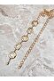 Square Round Detailed Women's Belt, Waist Belt, Coat Belt, - 4