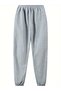 Women's Crew Neck Milano Italy Printed Bottom Top Black Tracksuit Set Oversize Boyfirend - 4