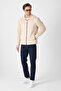 Men's Regular Fit Collar Zippered Lined Sleeve Knitted Nubuck Jacket/Coat - 4
