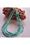 Handmade ,Turquoise and Shades Sand Bead Women's Multiple Short Necklace - 2