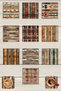 Rustic Wooden & Antique Patterned Coasters Set of 10, Coffee & Tea Mug Coasters
