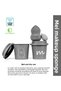 Makeup Sponge Foundation Non-Absorbent Sponge Coffee Cup Hygienic Gray 1 Pro 1 Mini - 3