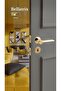 Bellatrix (with Wc Latch) - Room Door Handle Square Rosette Right Left Suitable Interior Home Door Handle Handles-Z102G